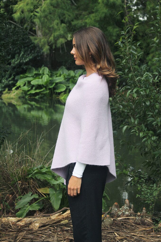 Alpaca Rib Poncho Women Poncho Lothlorian