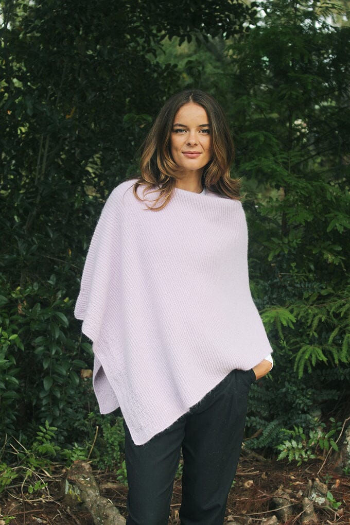 Alpaca Rib Poncho Women Poncho Lothlorian 