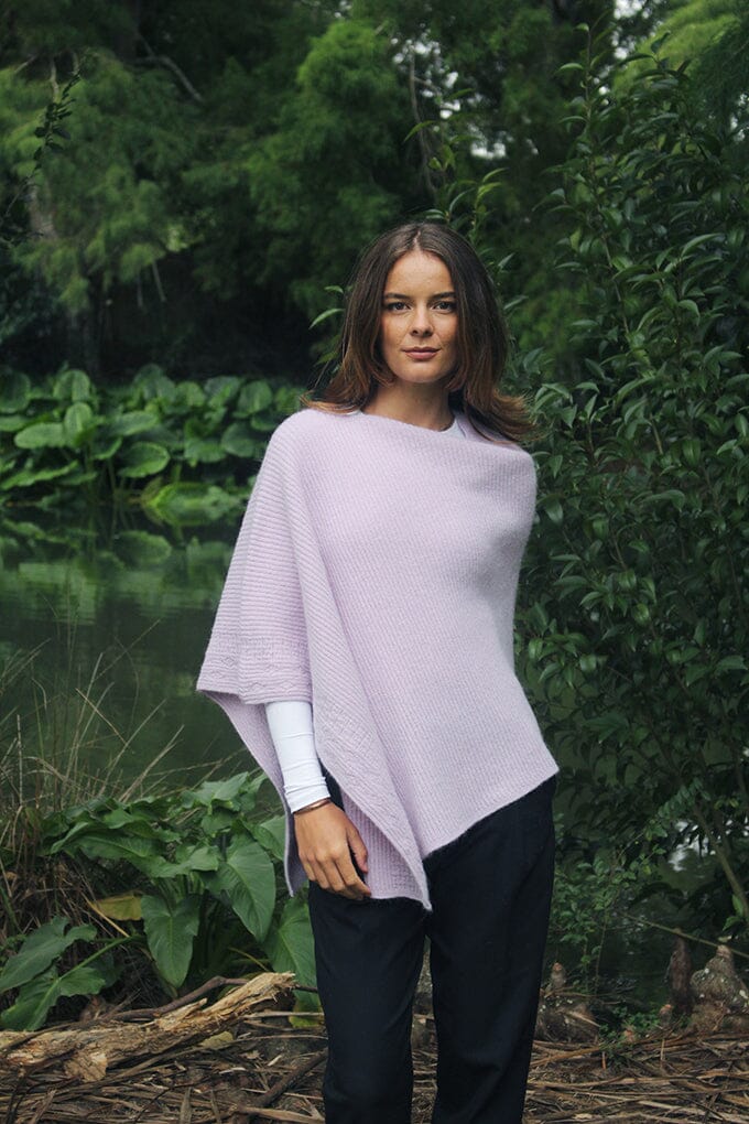 Alpaca Rib Poncho Women Poncho Lothlorian