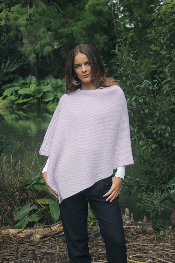 Alpaca Rib Poncho Women Poncho Lothlorian