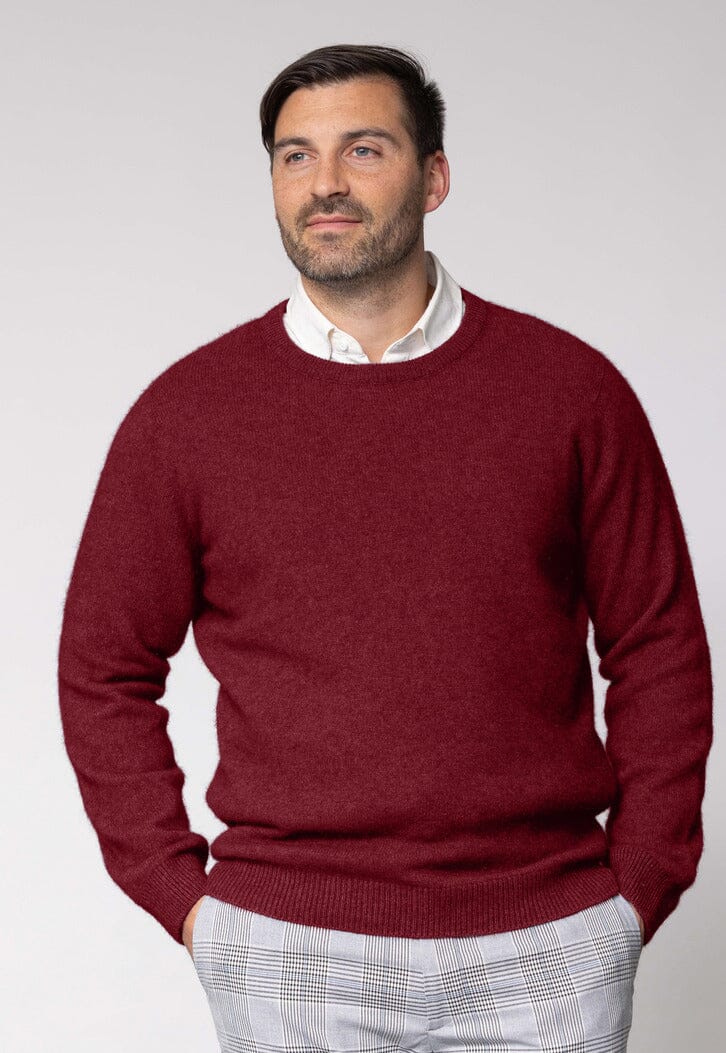 Cambridge Crew - Possum Merino Sweater Mens Sweater Noble Wilde