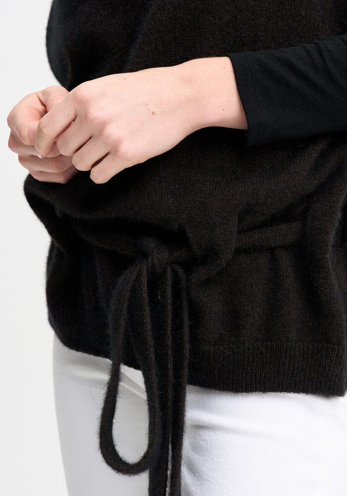 Cassie Belted Cape Merinomink Women Sweater Merinomink