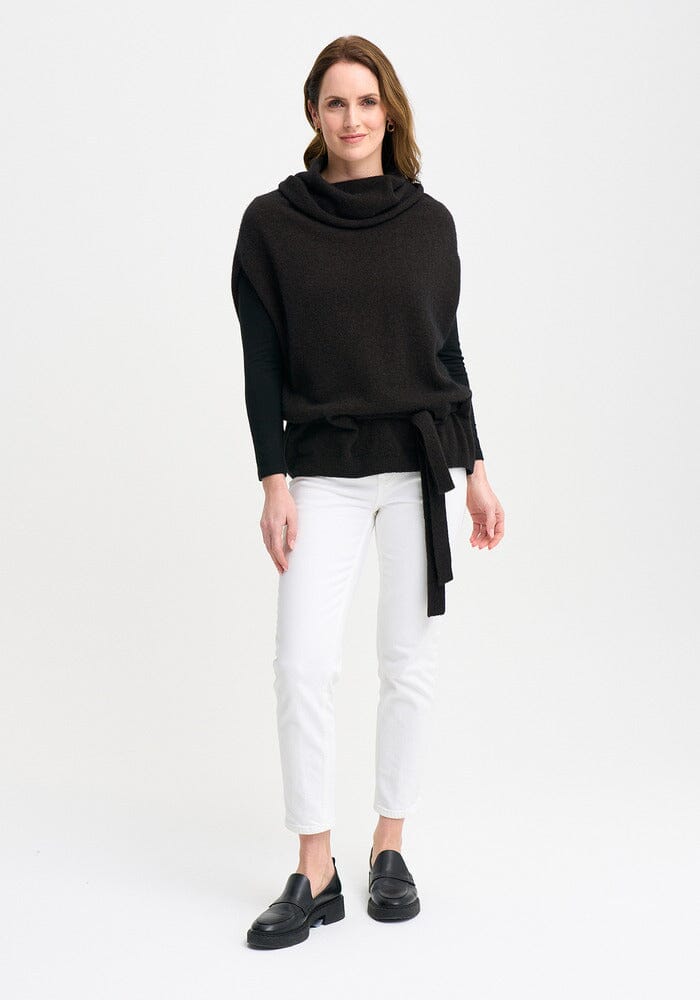 Cassie Belted Cape Merinomink Women Sweater Merinomink