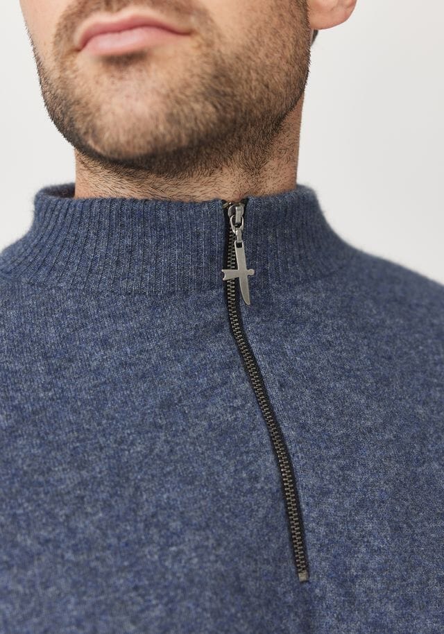 Cassum Half Zip Sweater Untouched World Mens Sweater Untouched World