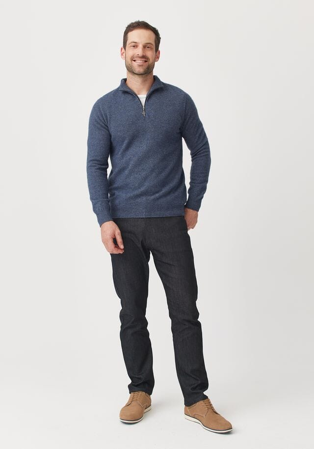 Cassum Half Zip Sweater Untouched World Mens Sweater Untouched World