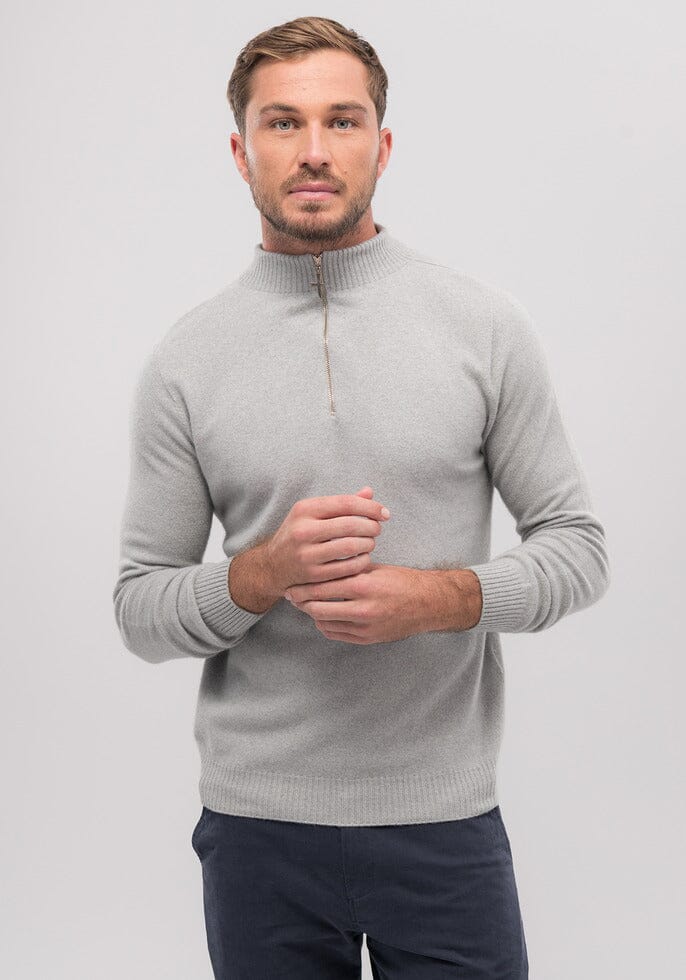 Cassum Half Zip Sweater Untouched World Mens Sweater Untouched World