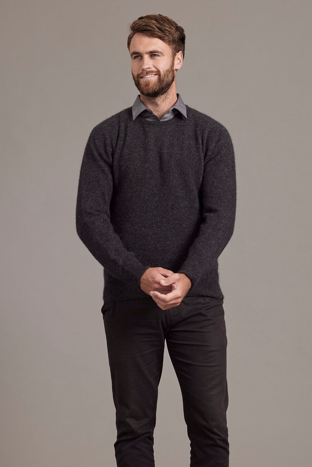 Crew Neck Jumper Mens Jumper McDonald