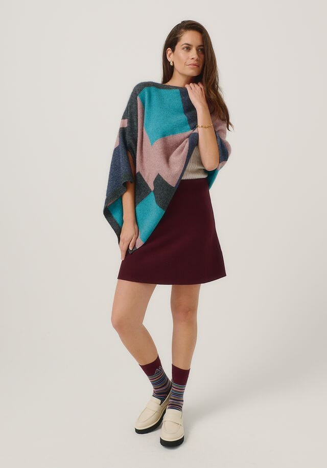 Empress Poncho Merinomink Women Poncho Merinomink