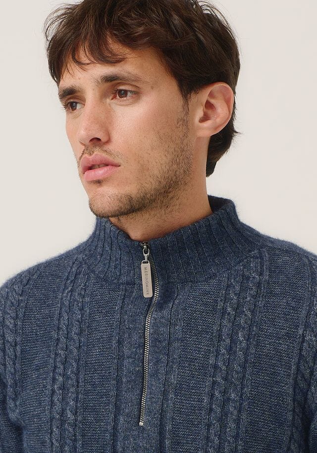 Henry Half Zip Merinomink Mens Sweater Merinomink