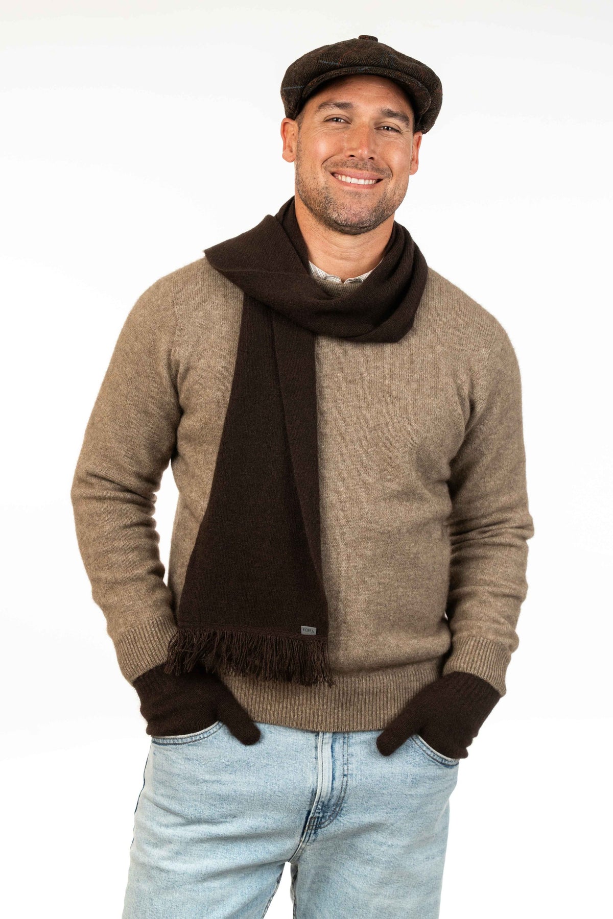 Scarf With Fringe Koru