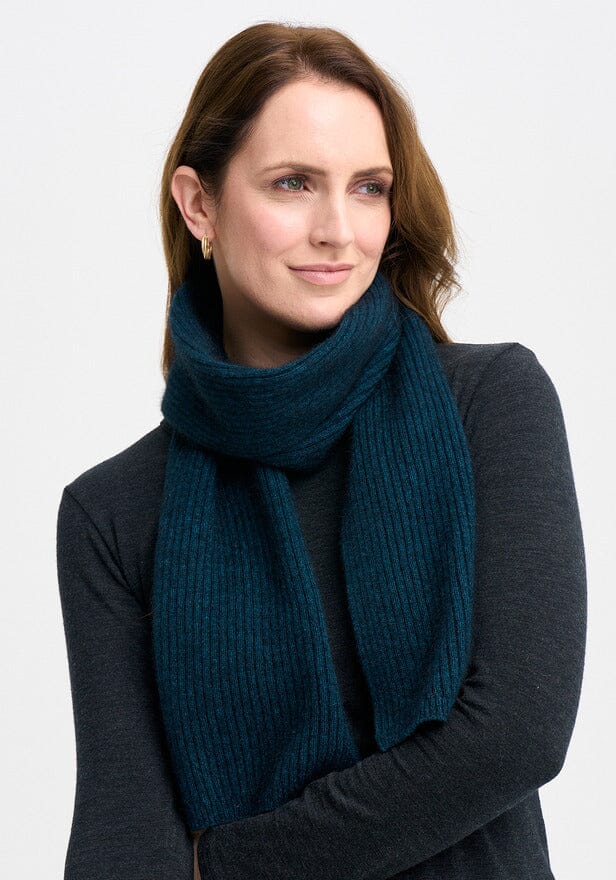 Ribbed Scarf Scarf Merinomink