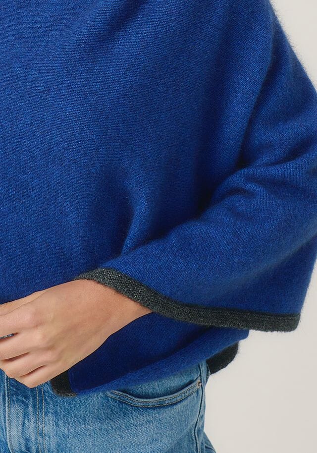 Two Tone Poncho Poncho Merinomink