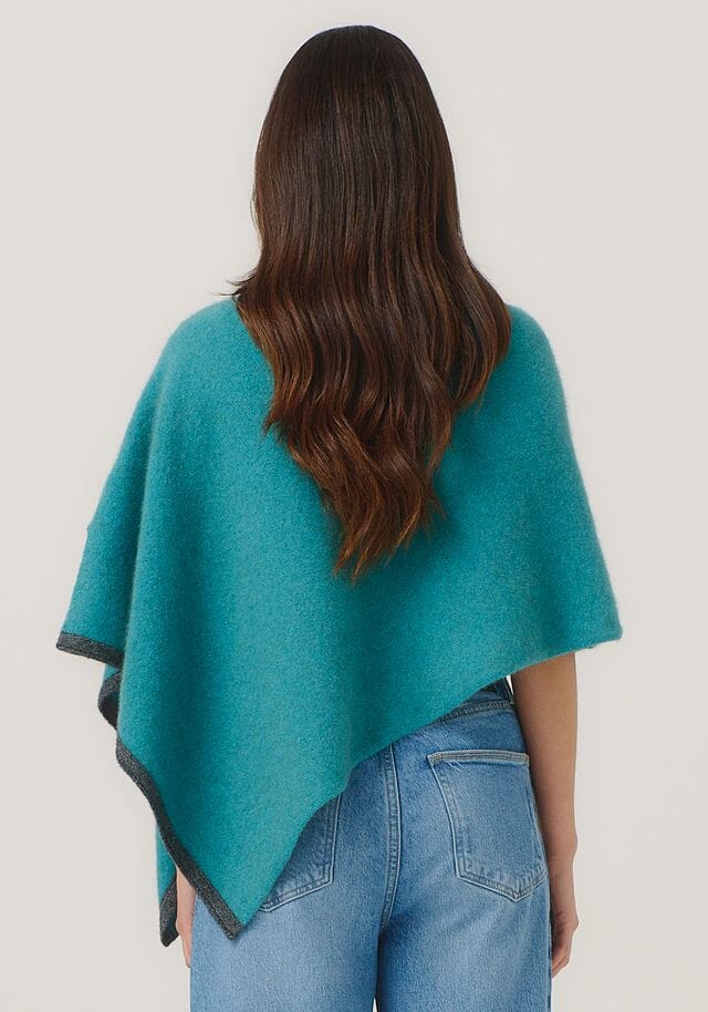Two Tone Poncho Poncho Merinomink