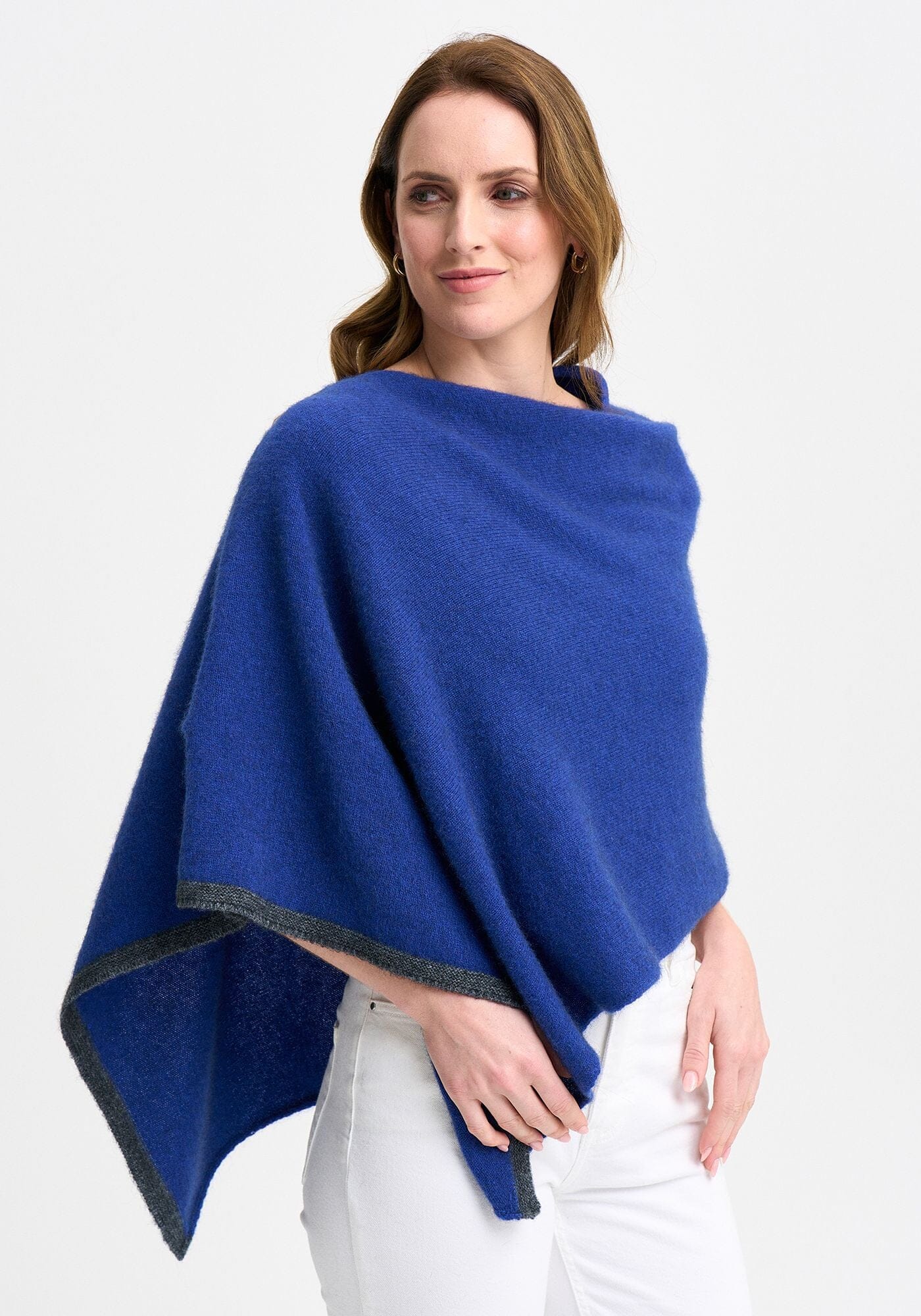 Two Tone Poncho Poncho Merinomink
