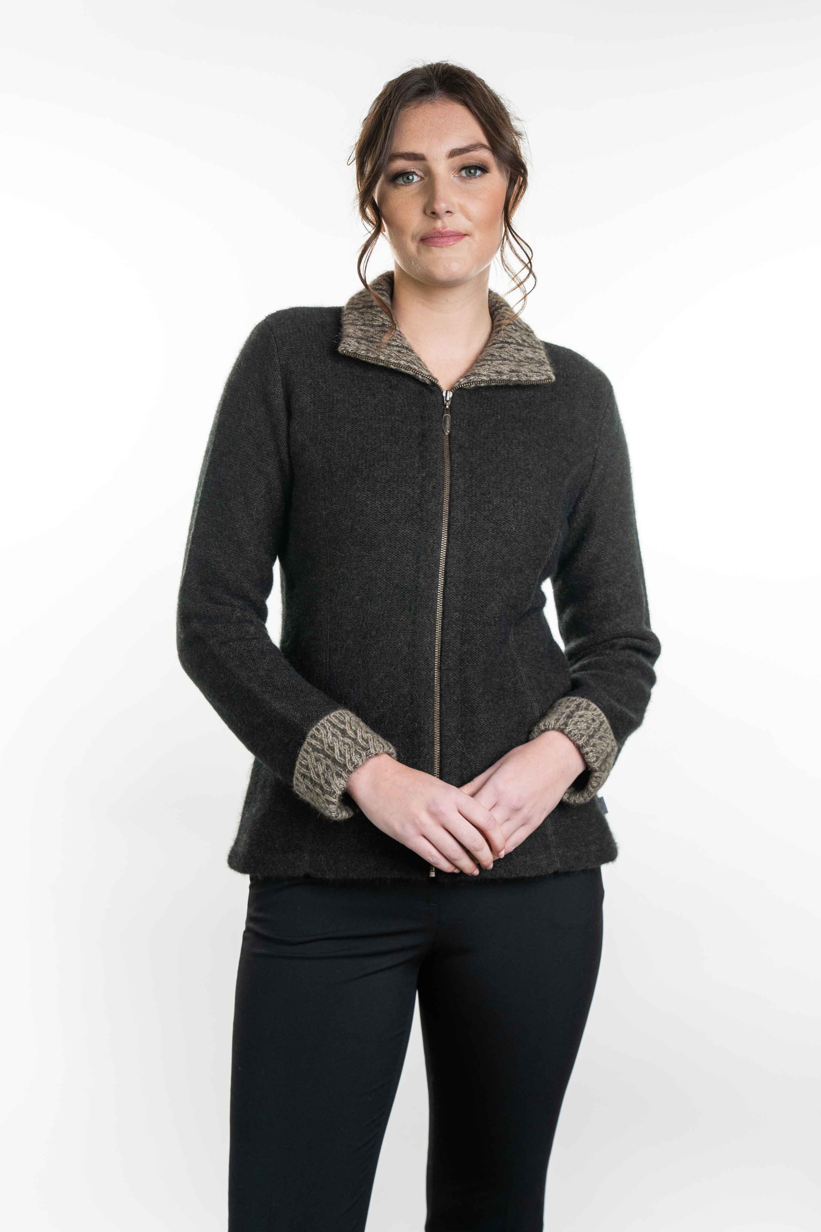 Two Tone Trim Jacket KO Women Jacket Koru