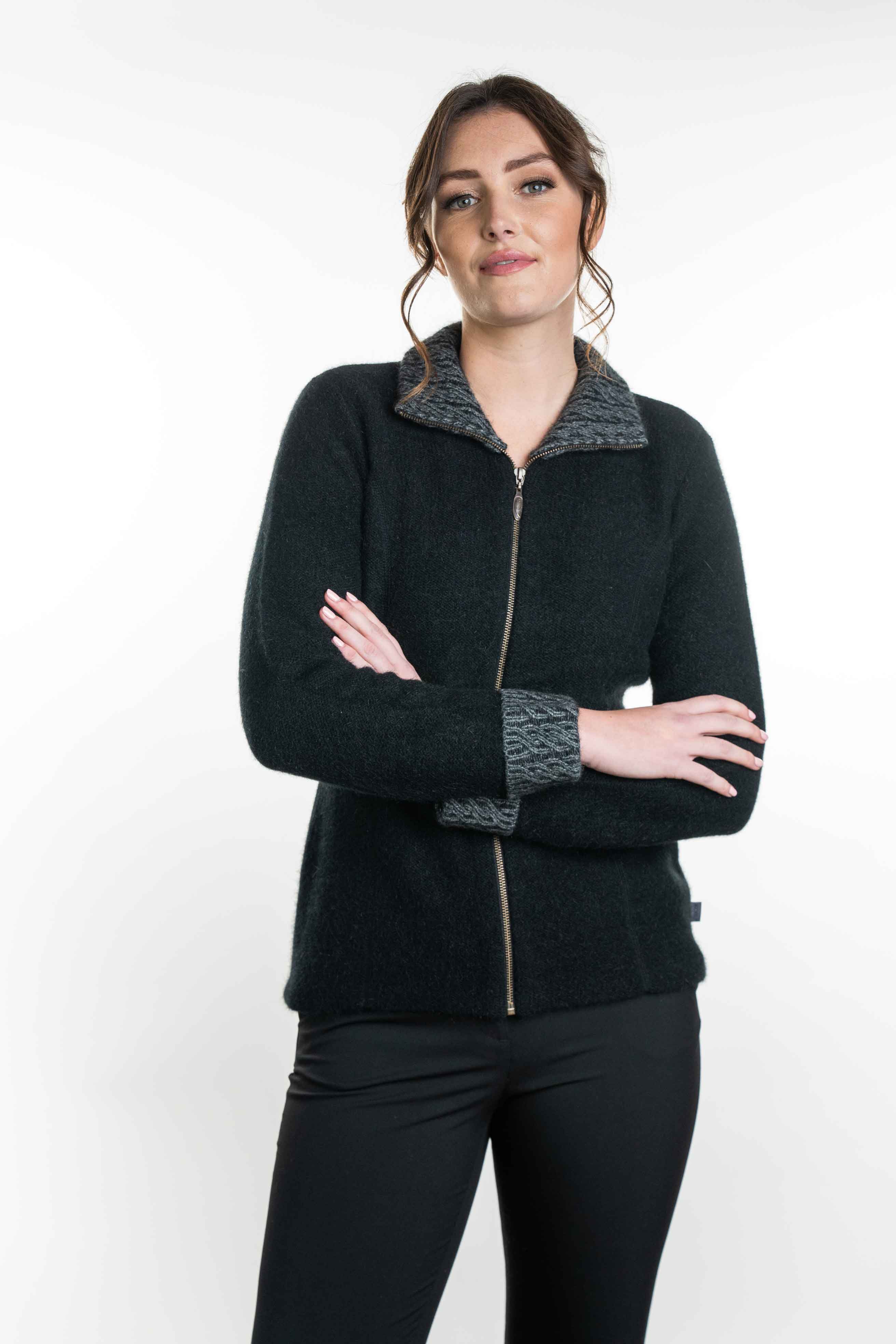 Two Tone Trim Jacket KO Women Jacket Koru