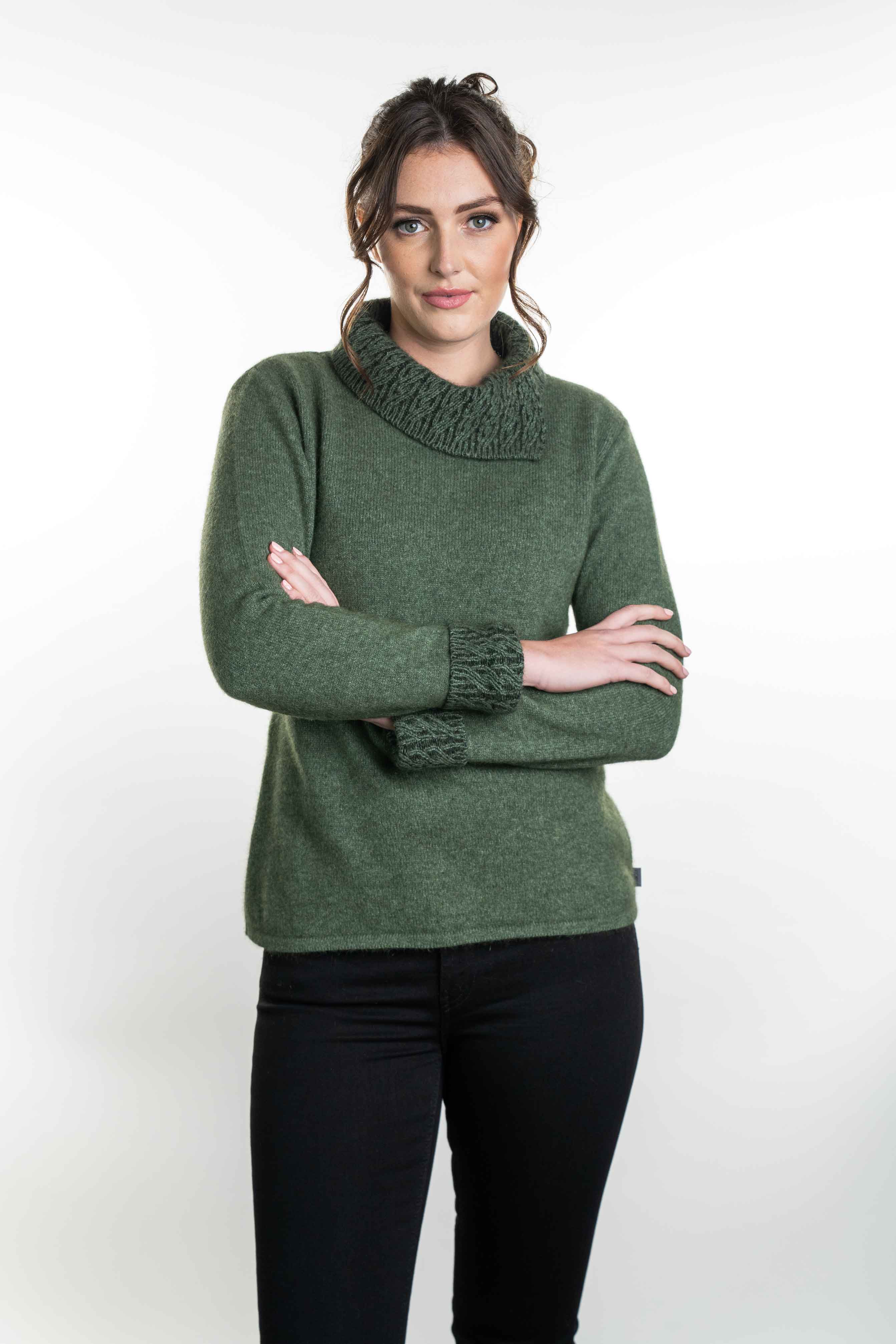 Two Tone Trim Jumper Women Sweater Koru