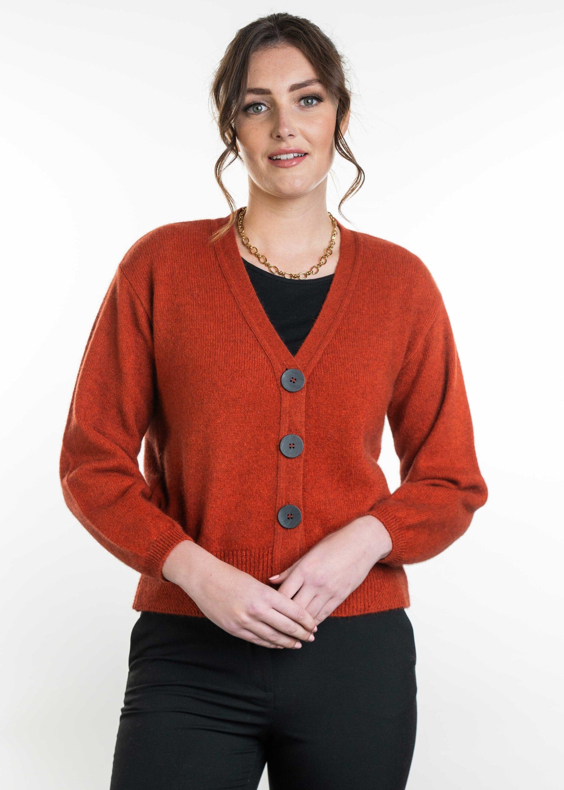 V Neck Cardigan Koru Women Cardigan Koru