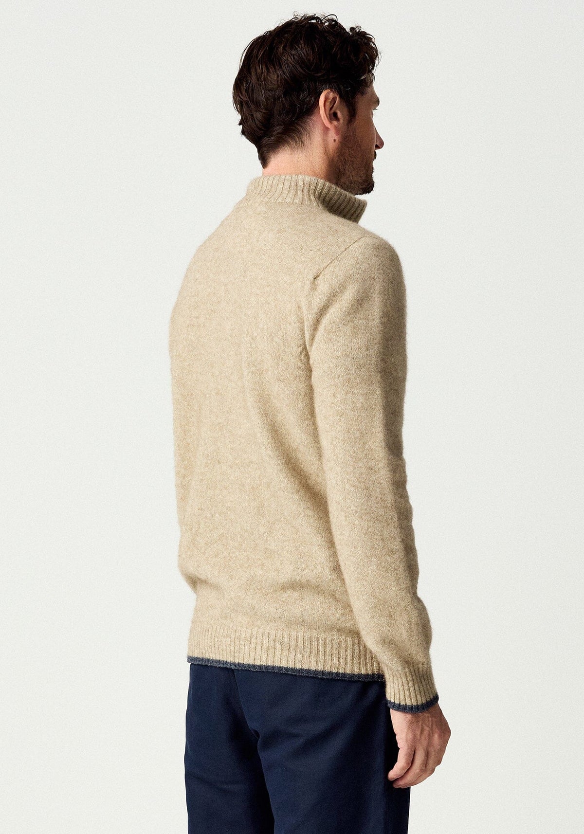 Whittaker Half Zip Mens Sweater Merinomink