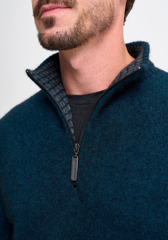 Whittaker Half Zip Merinomink Mens Sweater Merinomink
