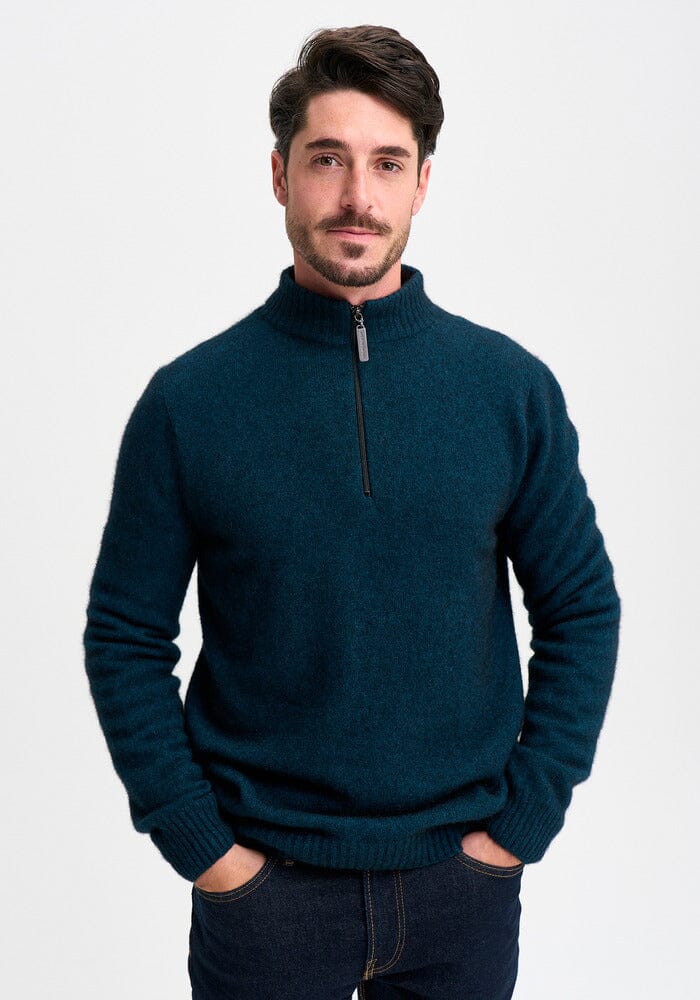 Whittaker Half Zip Merinomink Mens Sweater Merinomink