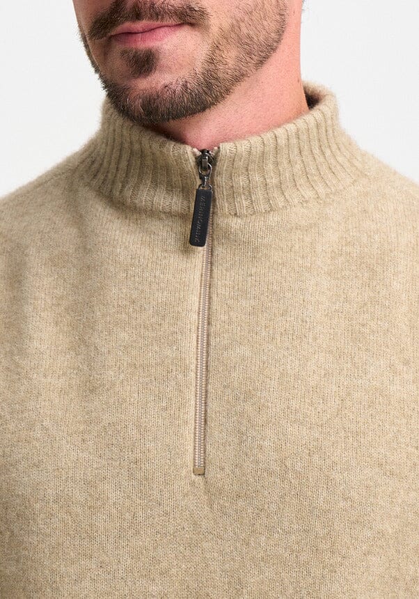 Whittaker Half Zip Merinomink Mens Sweater Merinomink