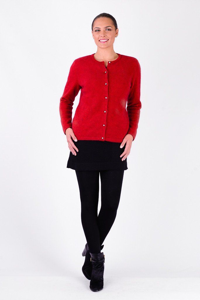 Plain Cardigan with Swarovski buttons Women Cardigan McDonald