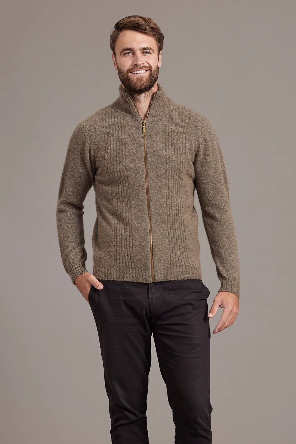 Rib Front Jacket Mens Jacket McDonald