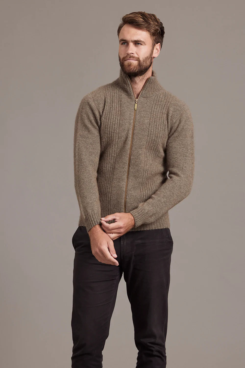 Rib Front Jacket Mens Jacket McDonald