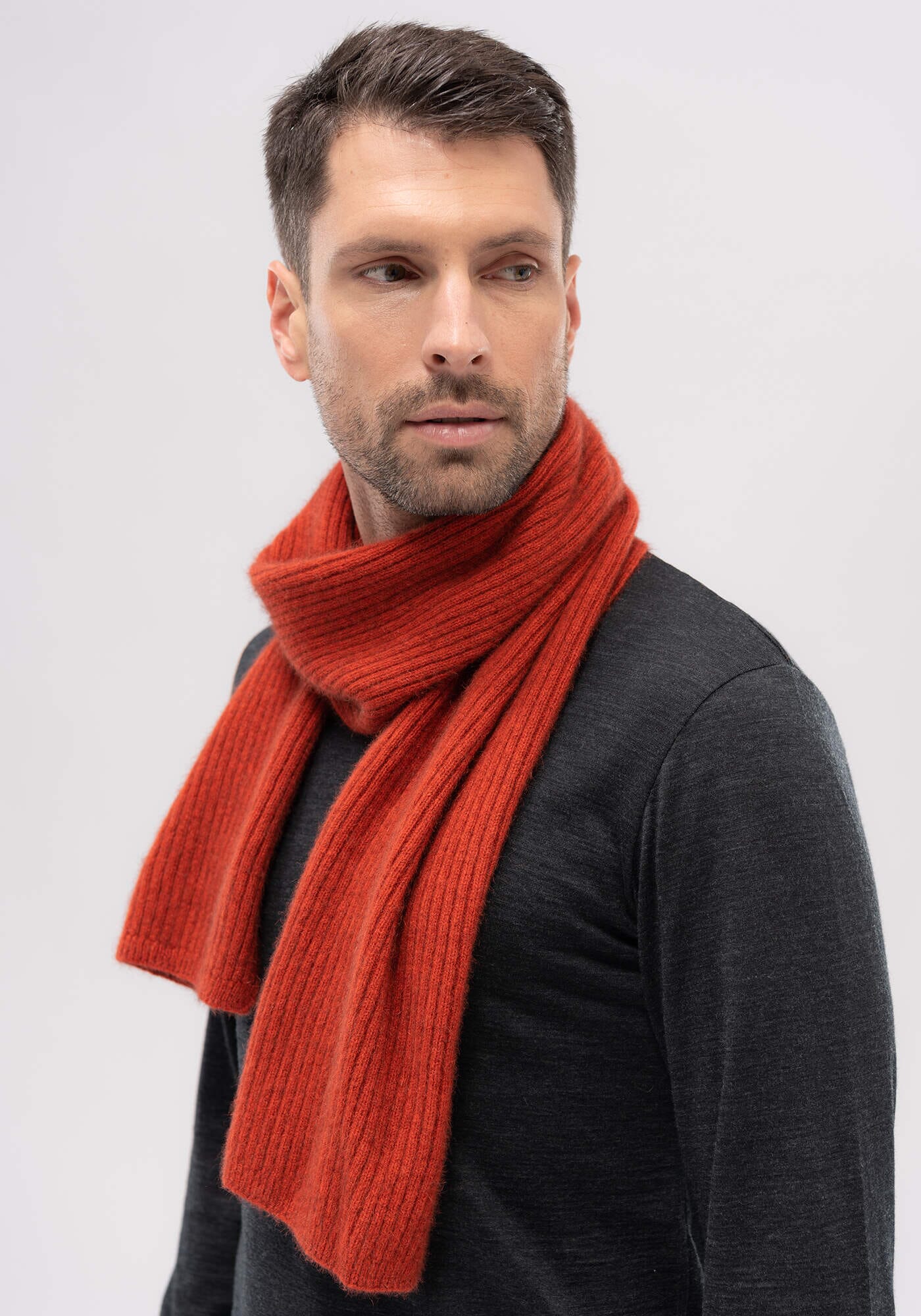 Ribbed Scarf Scarf Merinomink