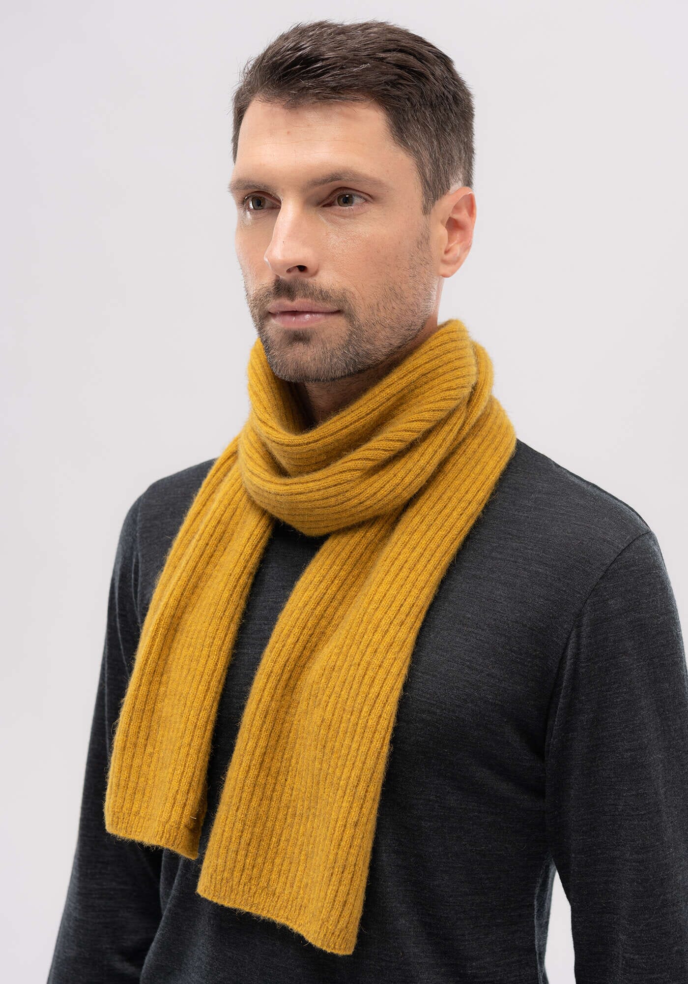 Ribbed Scarf Scarf Merinomink