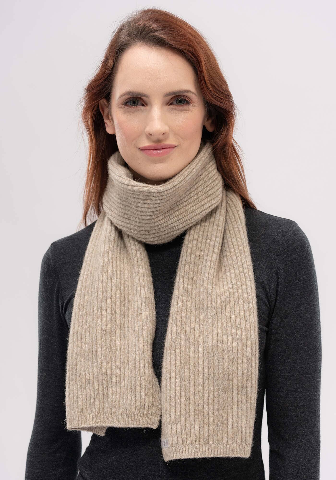 Ribbed Scarf Scarf Merinomink