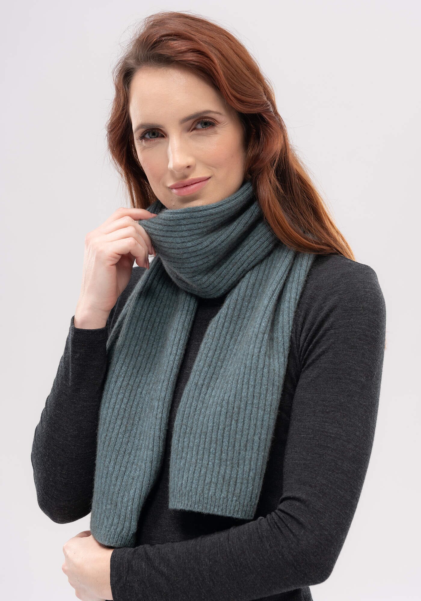 Ribbed Scarf Scarf Merinomink
