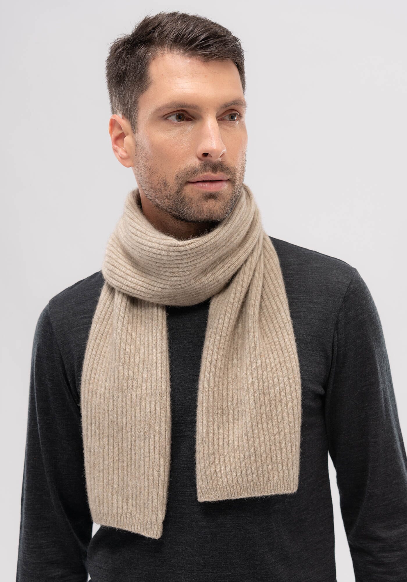 Ribbed Scarf Scarf Merinomink