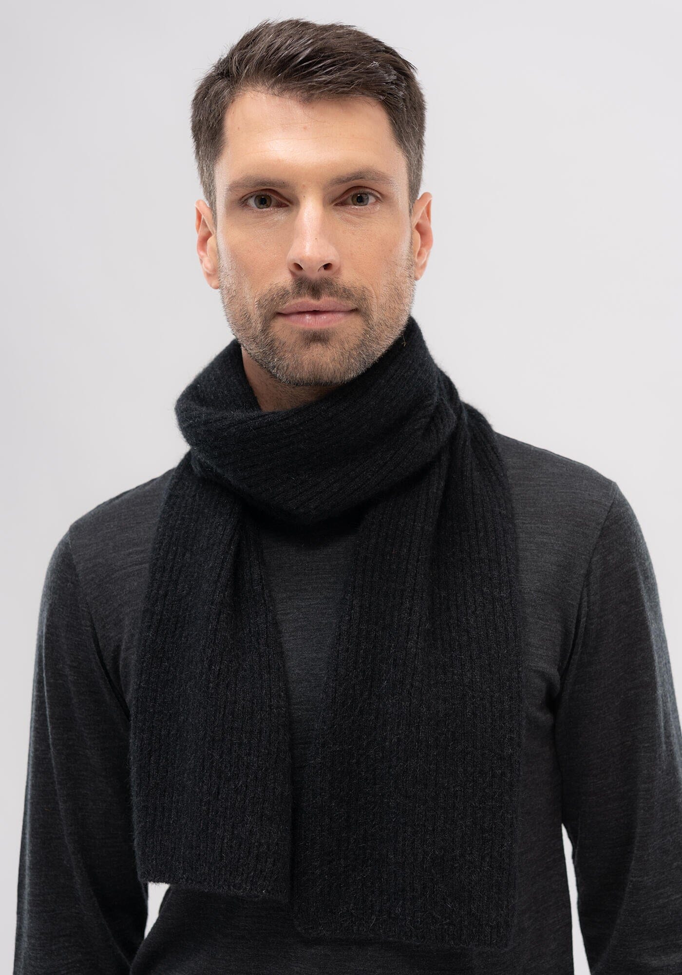 Ribbed Scarf Scarf Merinomink