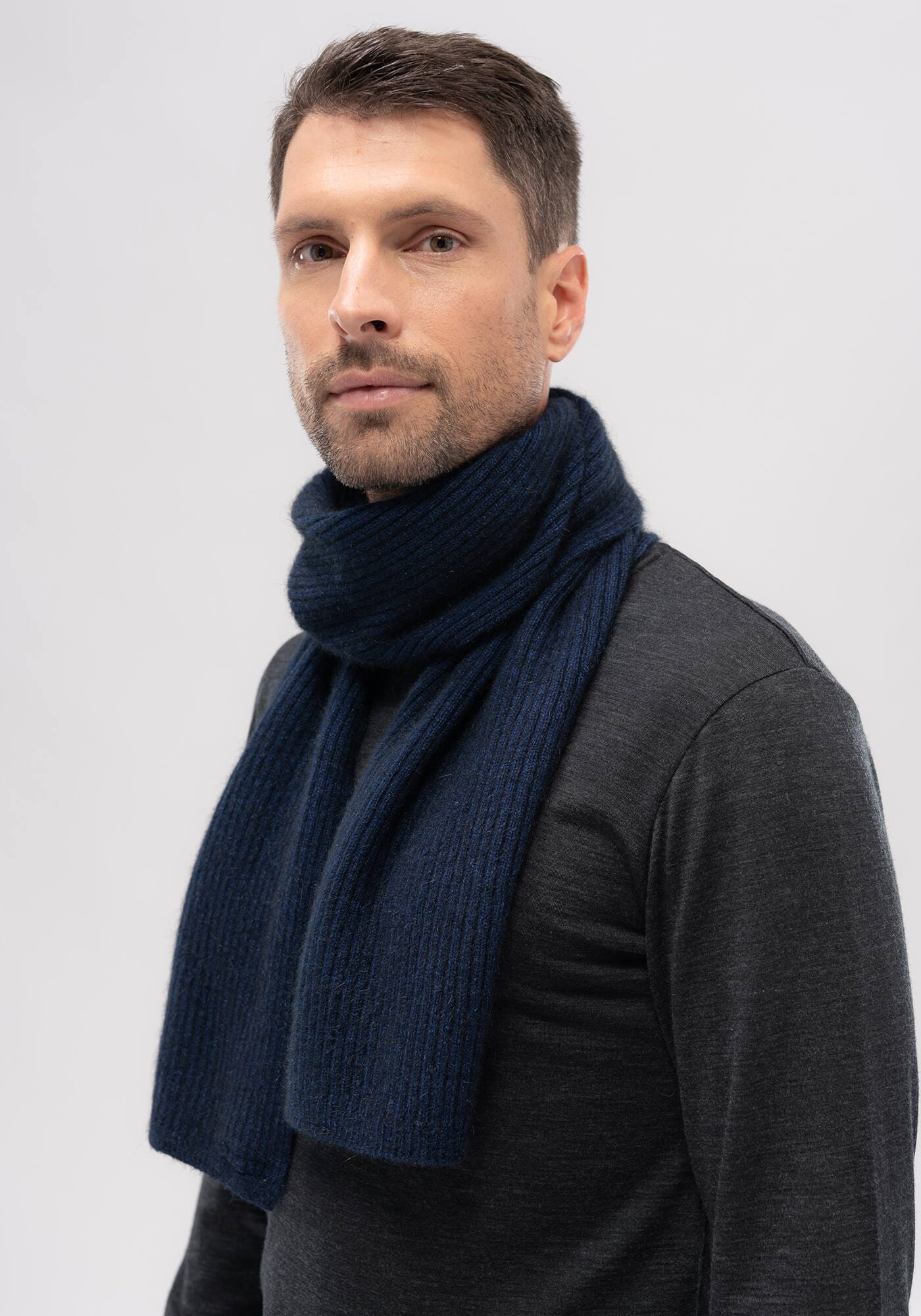 Ribbed Scarf Scarf Merinomink