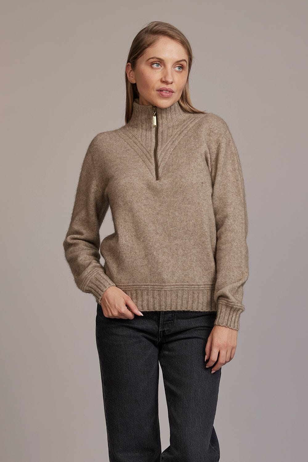 Ridge Funnel Neck McDonald Women Sweater McDonald