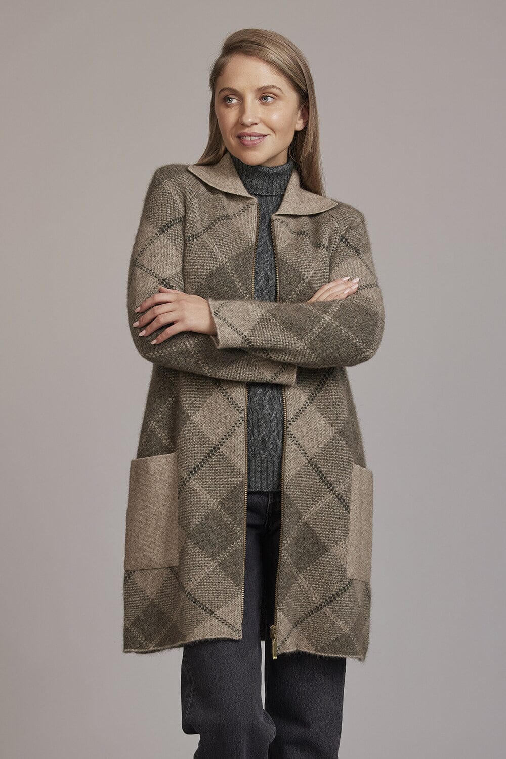 Tartan Overcoat Womens Coat McDonald