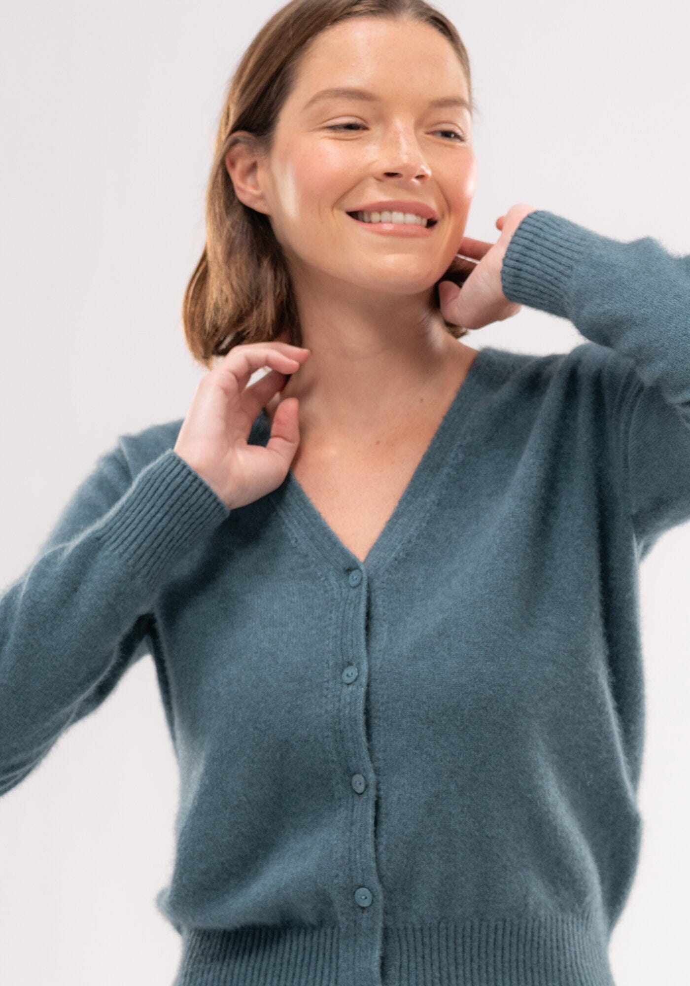 Untouched World Relax Cardi Cashmere/Possum/Silk Untouched World