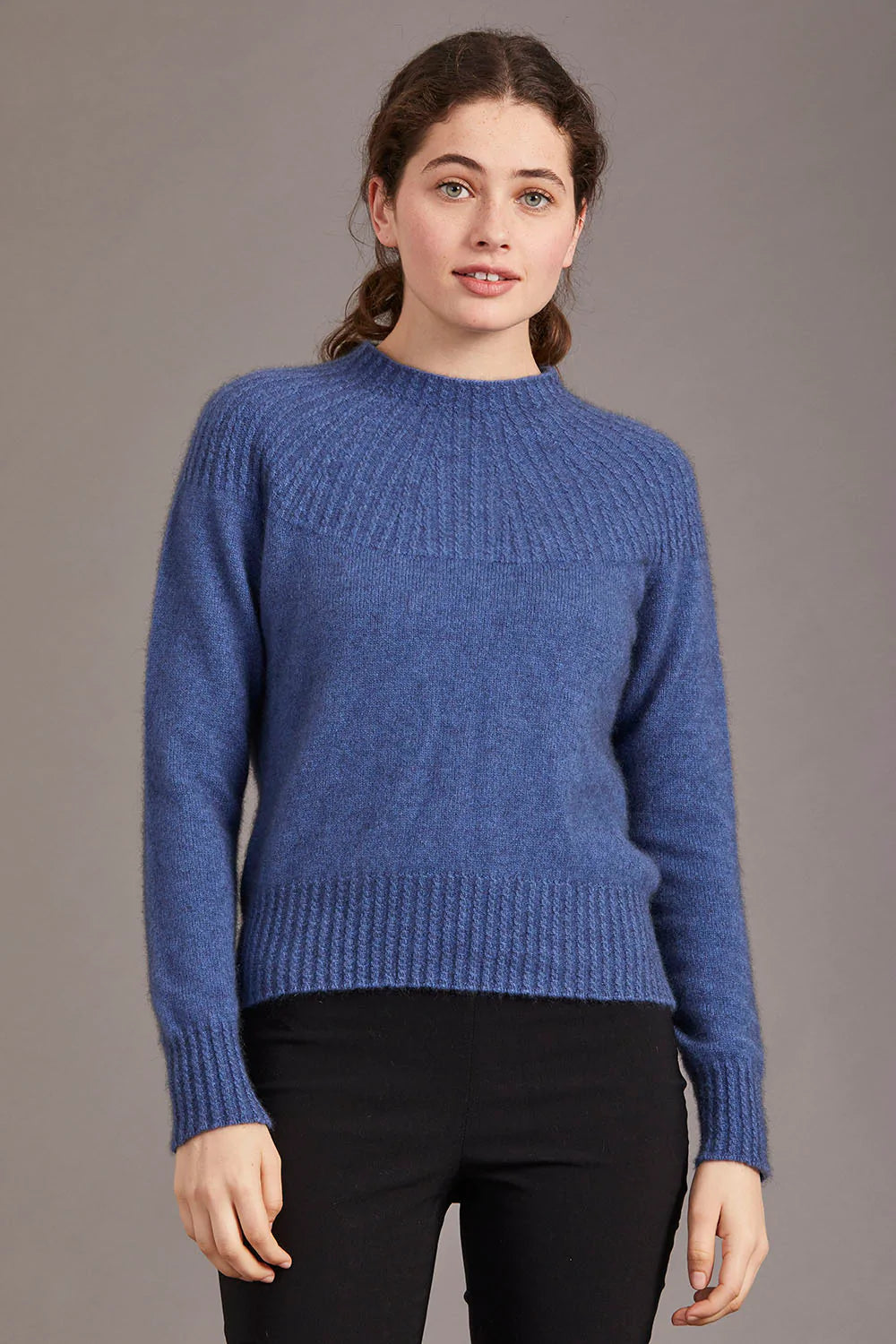 Yolk Neck Cable Jersey Women Sweater McDonald