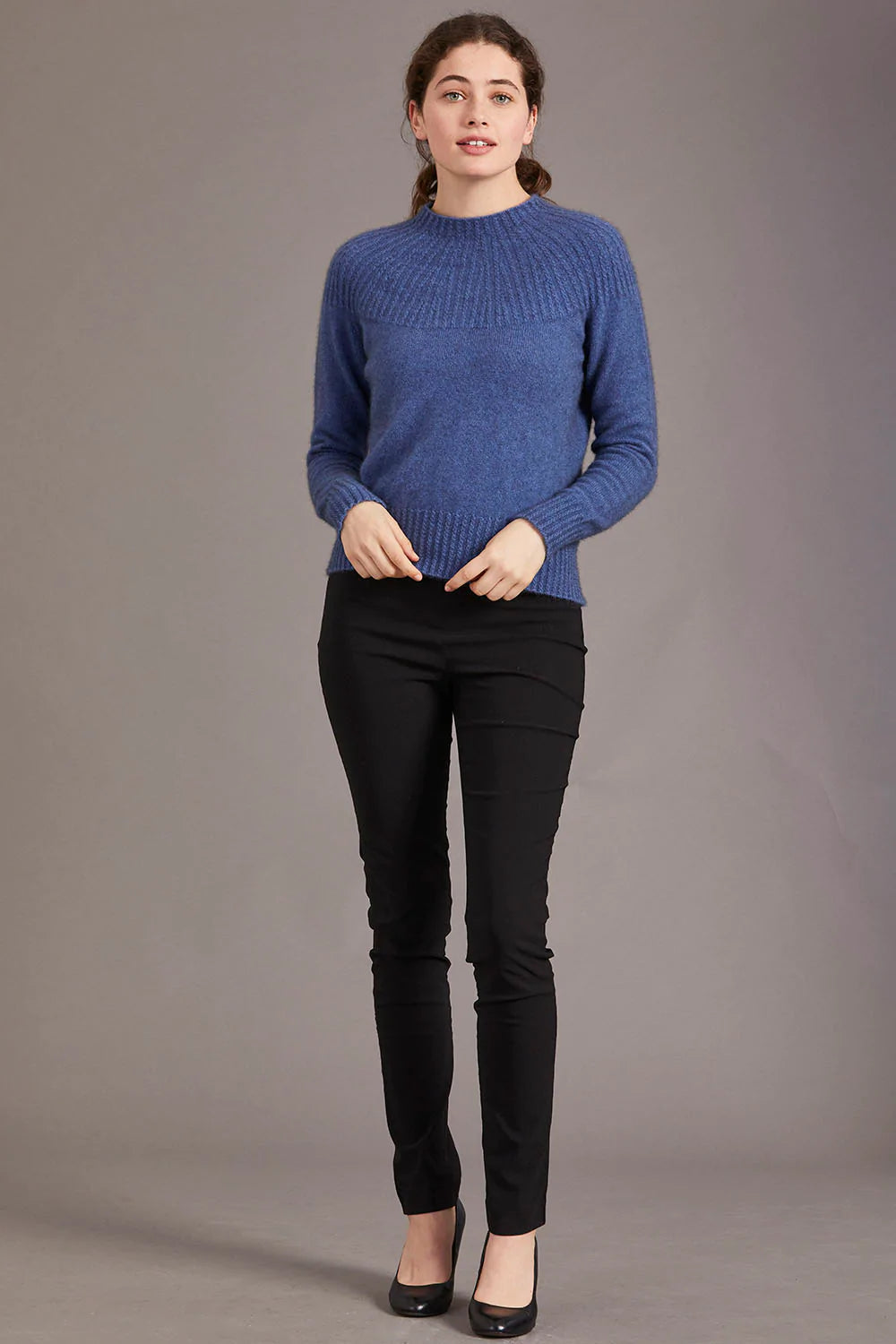 Yolk Neck Cable Jersey Women Sweater McDonald