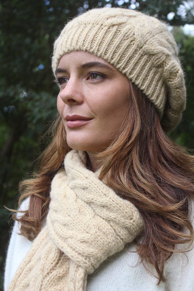 Alpaca Cable Scarf Scarf Lothlorian 