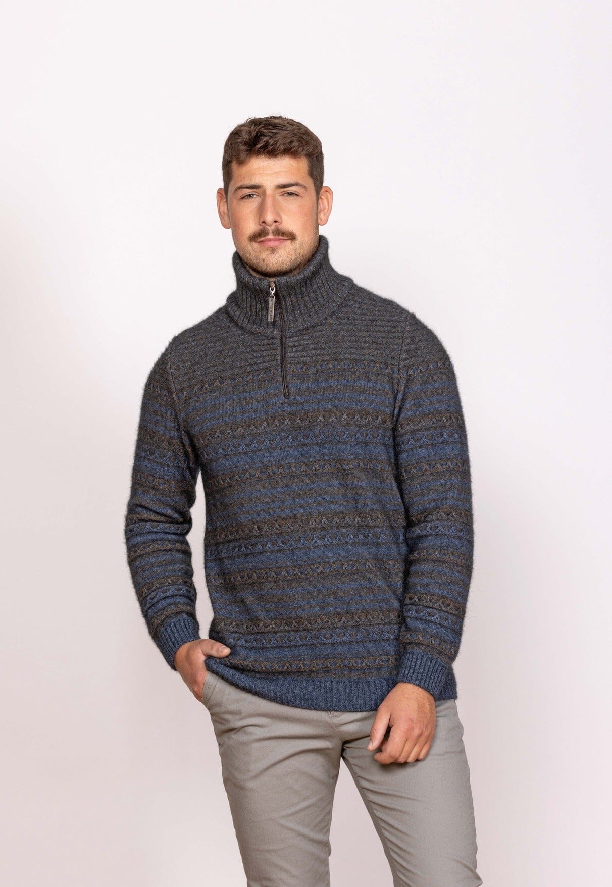 Artisan Half Zip Noble Wilde Mens Sweater Noble Wilde 