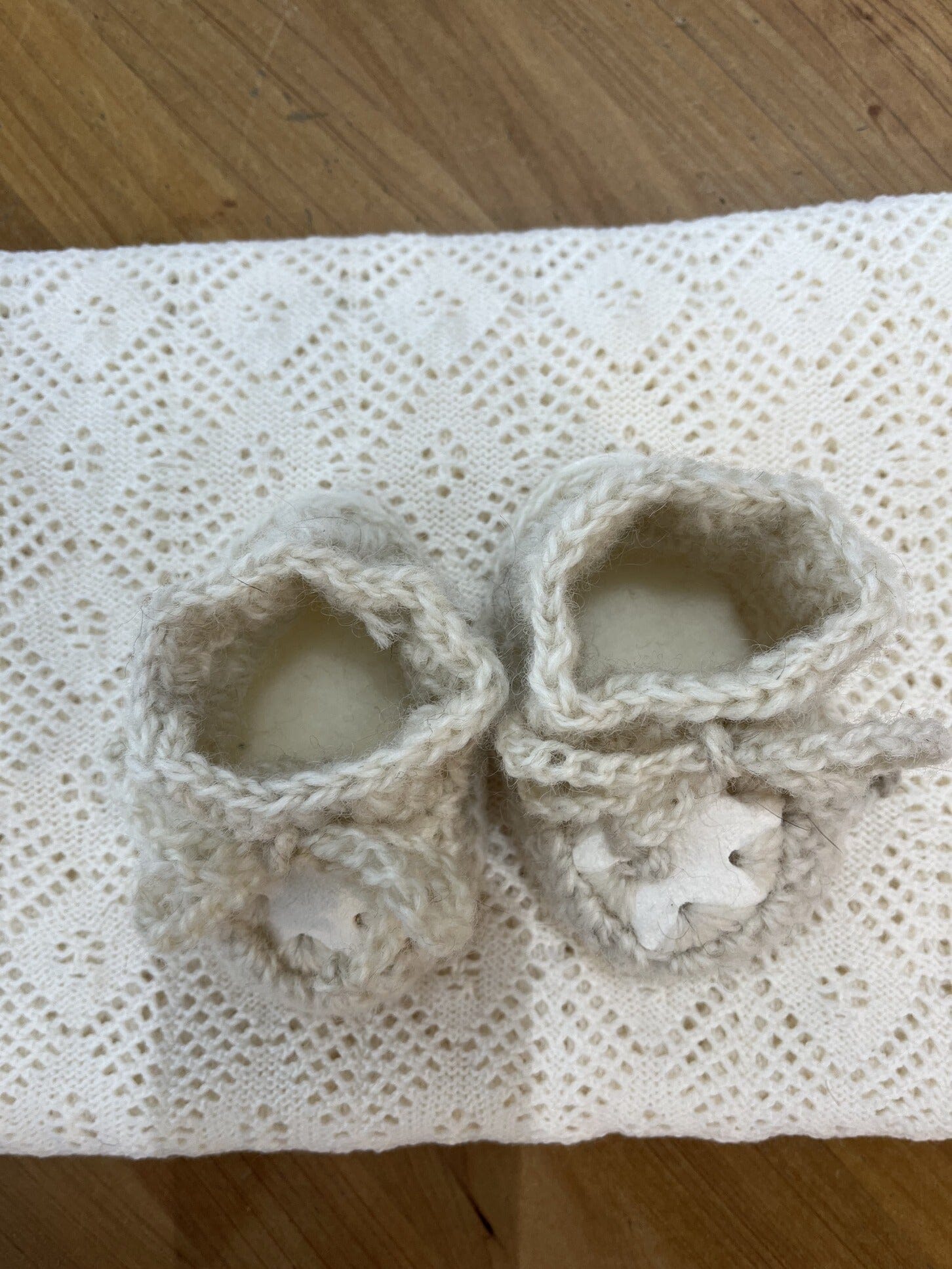 Baby Crochet Slippers 0-6 Months Slipper Rozcraft Ltd 