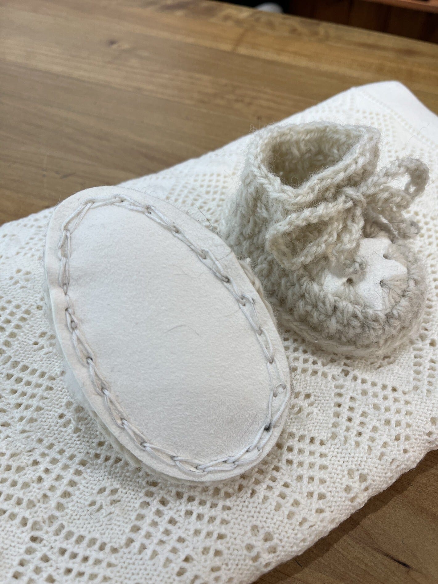 Baby Crochet Slippers 0-6 Months Slipper Rozcraft Ltd 