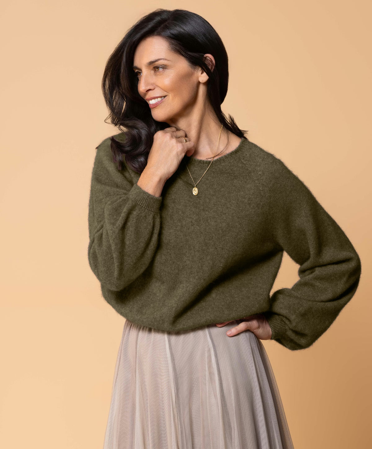 Bellow Sleeve Top Women Sweater Noble Wilde 