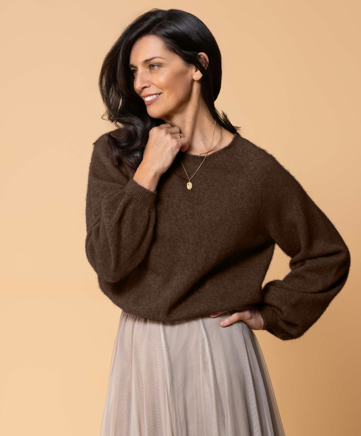 Bellow Sleeve Top Women Sweater Noble Wilde 