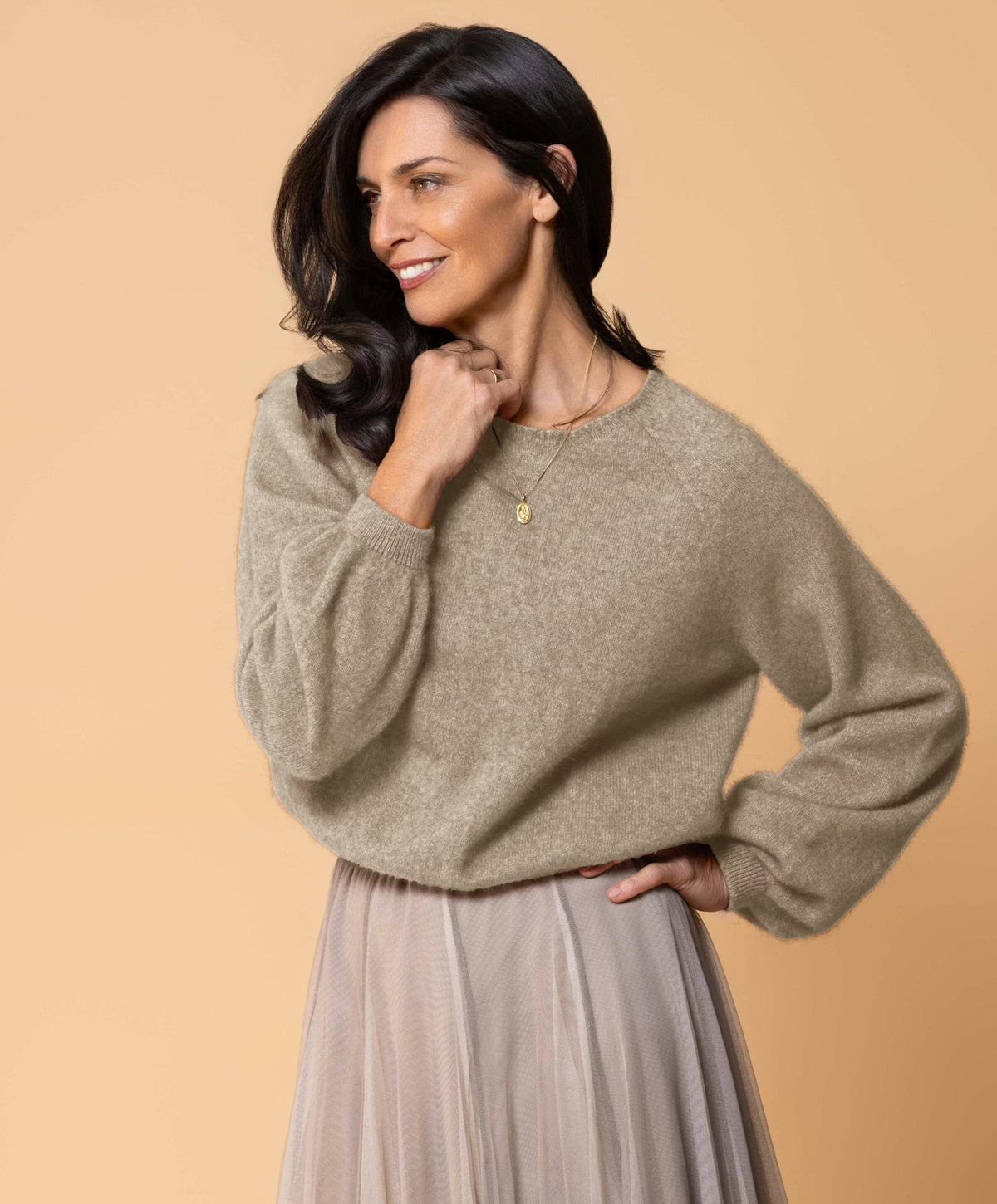 Bellow Sleeve Top Women Sweater Noble Wilde 