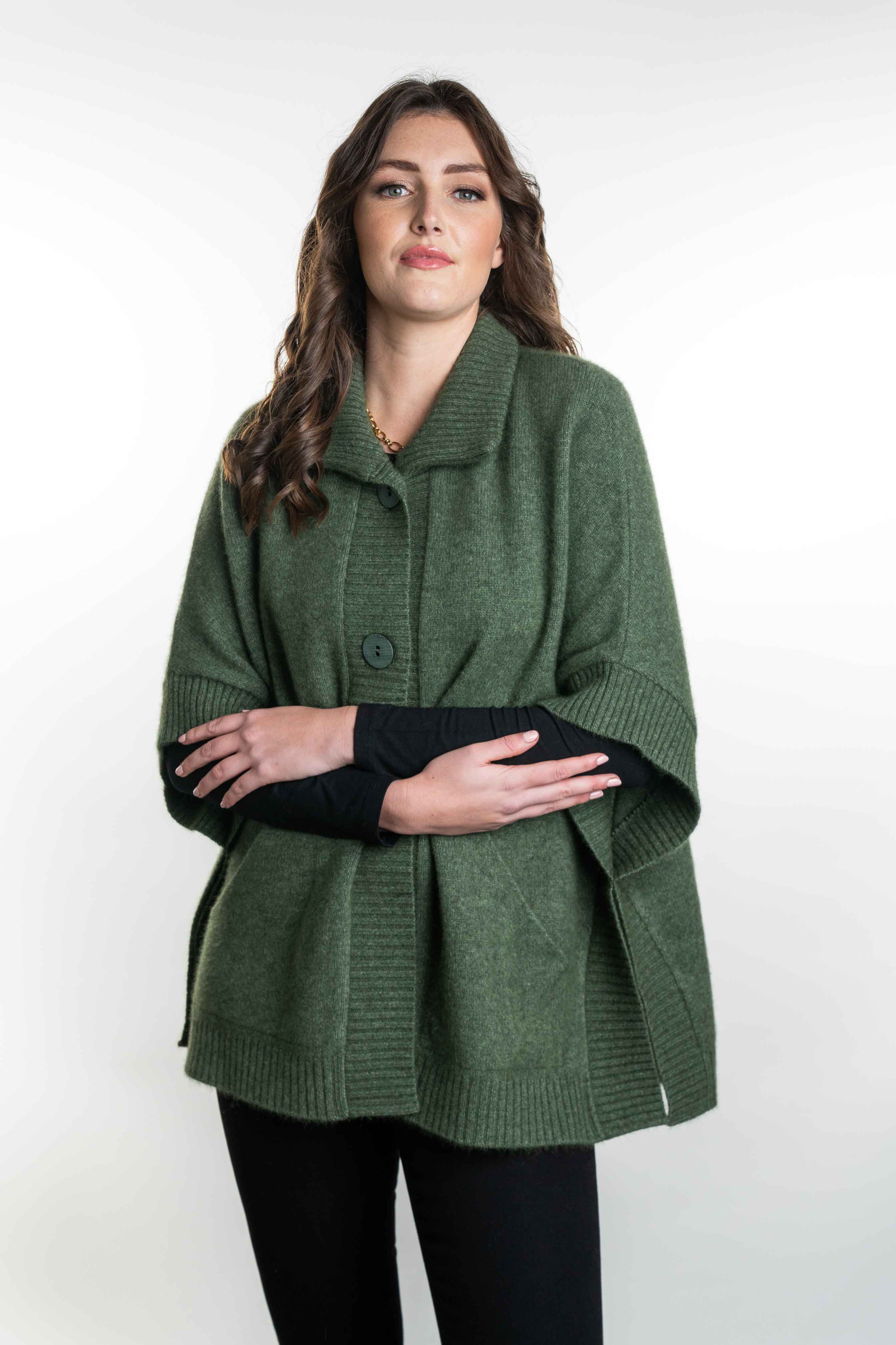 Cape With Pockets Women Cape Koru 