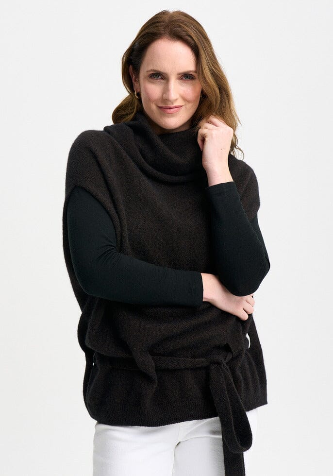 Cassie Belted Cape Merinomink Women Sweater Merinomink 